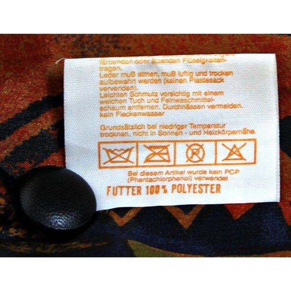 Vtg 80s ECHTES Leder Women's Leather Trench Coat Jacket Embroidered Detail Sz S - Picture 11 of 12